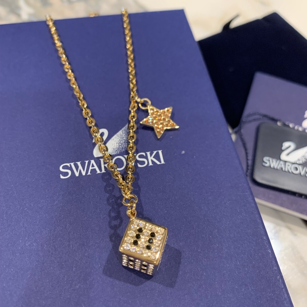 Swarovski Lucky Dice Necklace